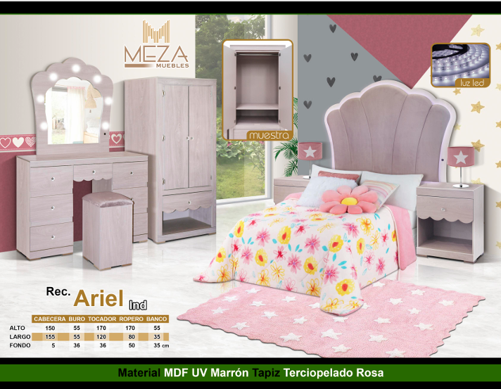 Recamara Ariel Individual